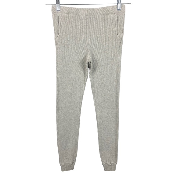 monrow oat ribbed jogger XS - Picture 2 of 5